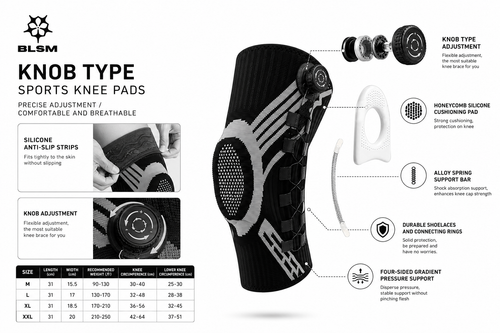 BLSM Dial-Fit Pro Knee Brace