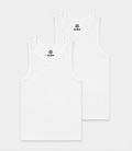 Premium Ultra-Soft Cotton Fitted Tank 2-Pack